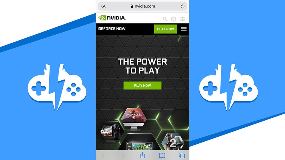 geforce now on iphone